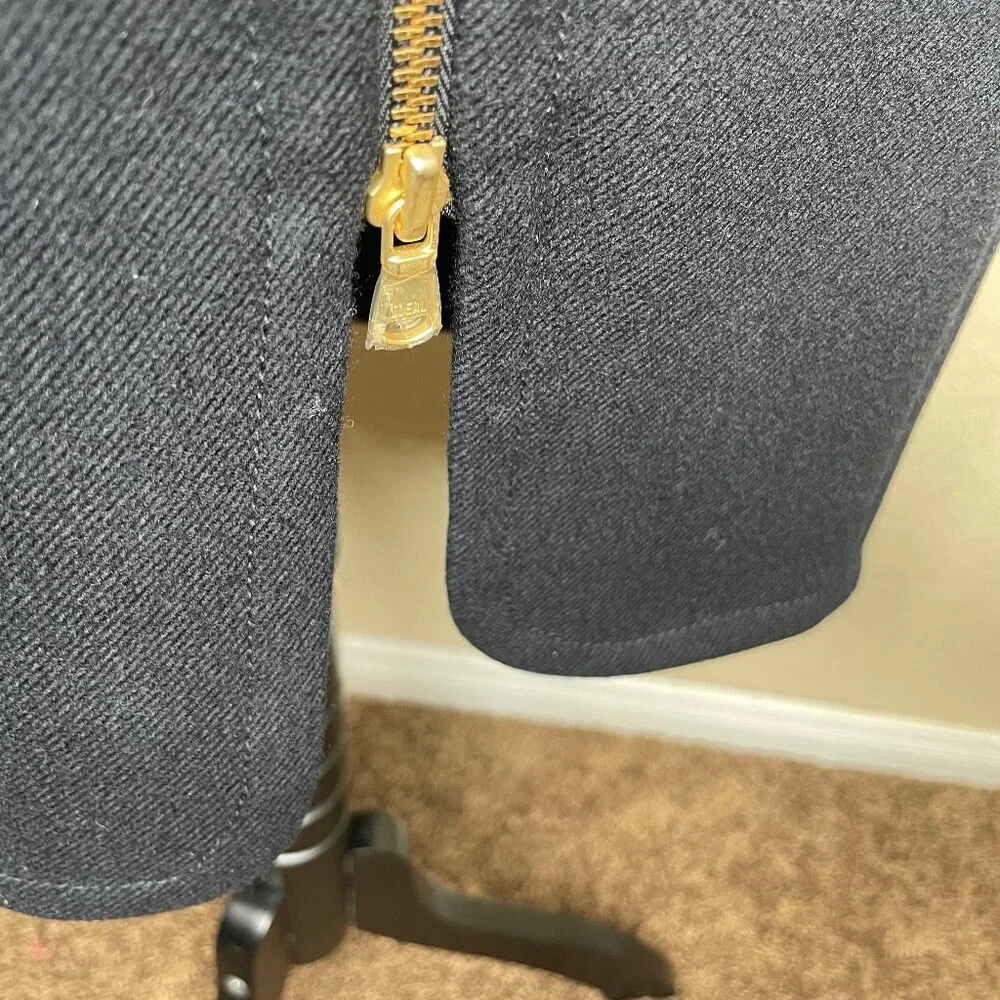 J. Crew Wool Pencil Skirt: Dark Academia Office Siren 2